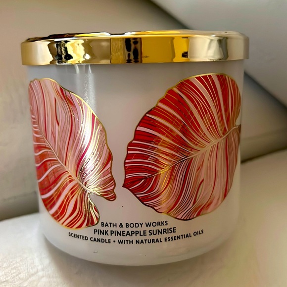 Bath & Body Works Other - Pink Pineapple Sunrise Candle!